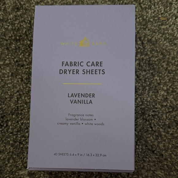 White Barn Lavender Vanilla Fabric Care Sheets - Picture 1 of 3